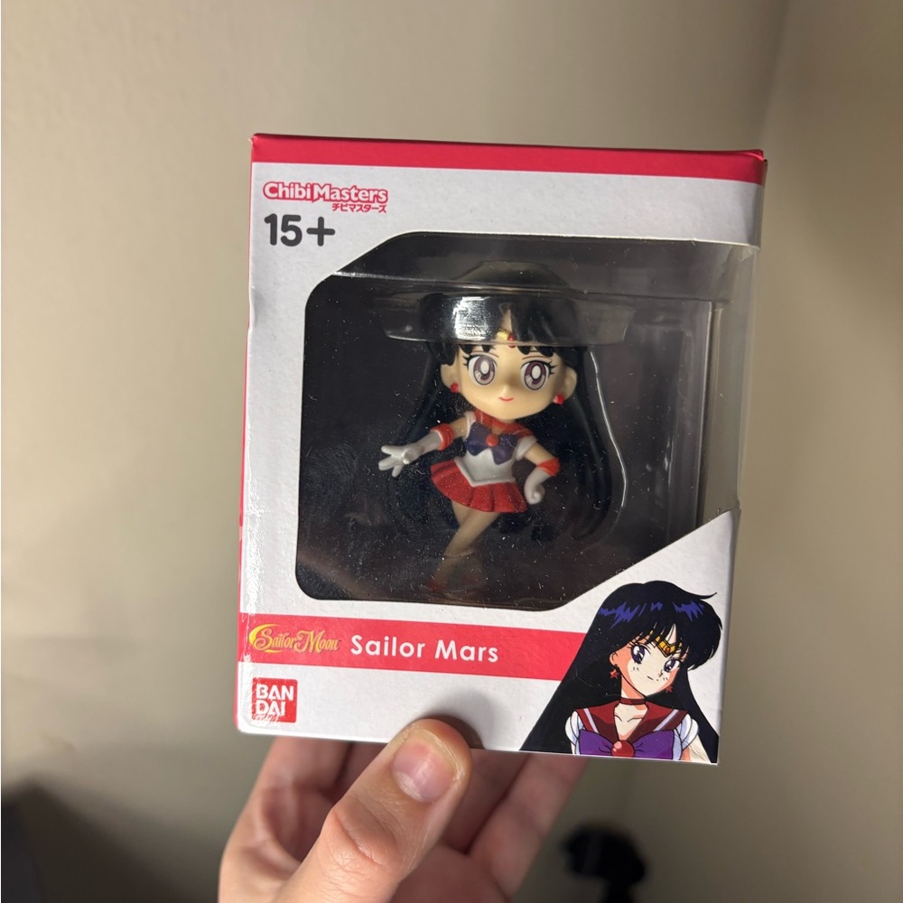 Bandai Chibi Masters Sailor Mars Action Figure - Red and Black